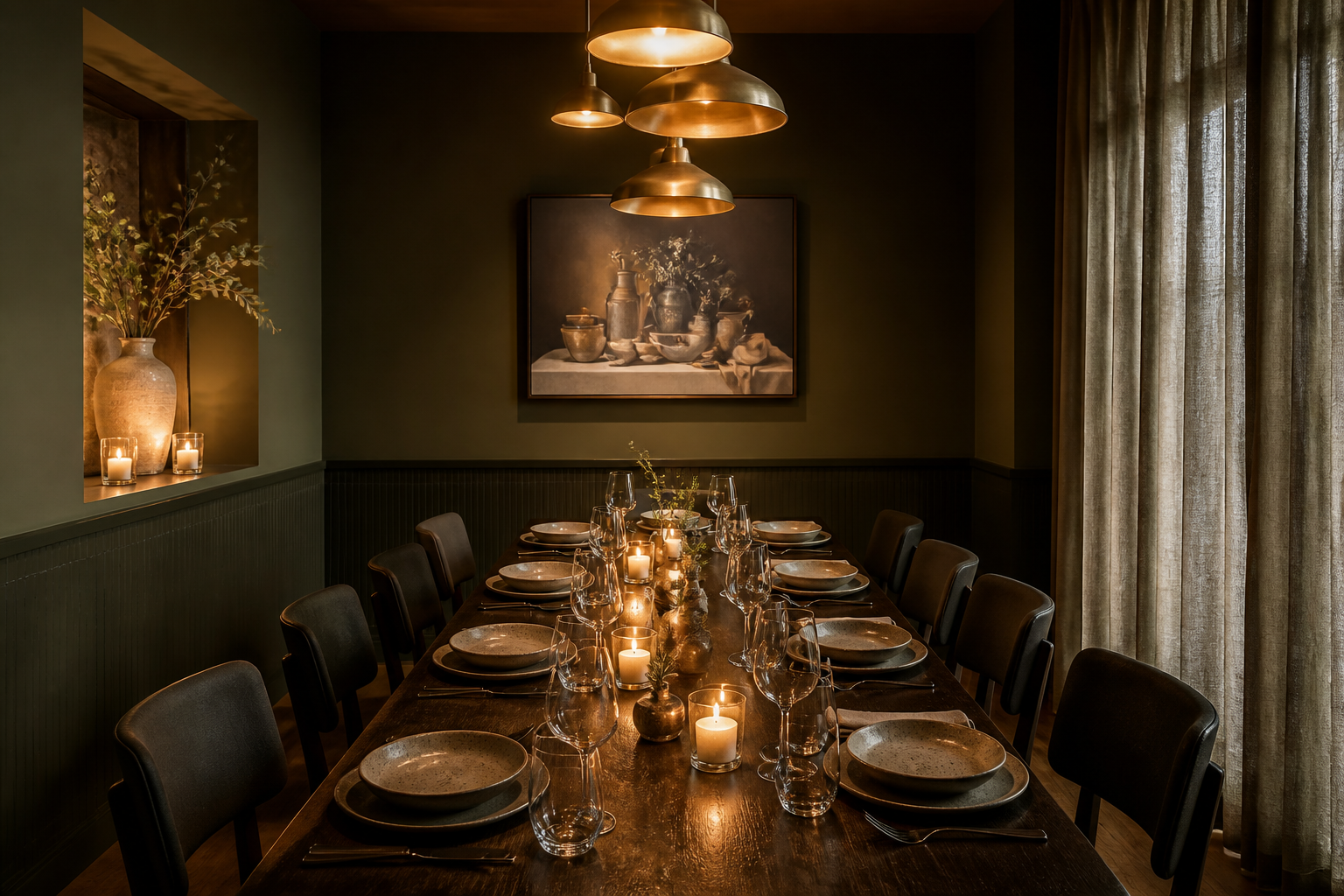 Ember and Olive private dining room